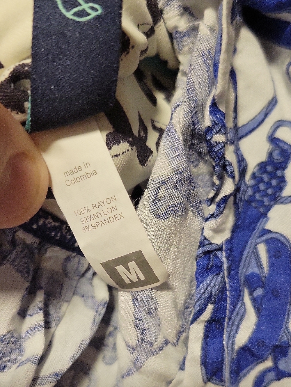 Vintage Masji Mixed Print Mini Dress M - Picture 5 of 5